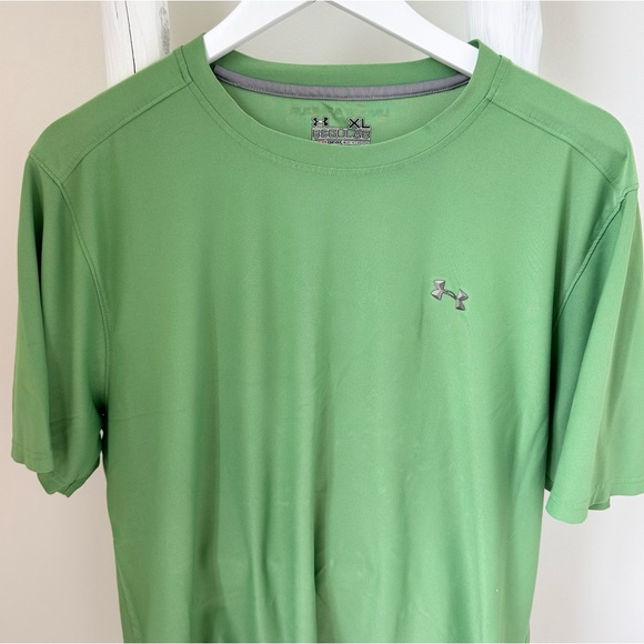 Under Armour Other - Under Armour Men's Heat Gear Short Sleeve Green Regular Fit Shirt S…